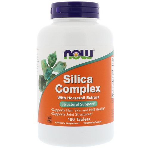 Now Foods, Silica Complex, 180 Tablets فوائد