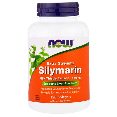 Now Foods, Silymarin, Extra Strength, 120 Softgels فوائد