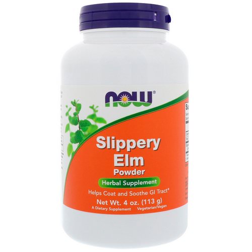 Now Foods, Slippery Elm, Powder, 4 oz (113 g) فوائد