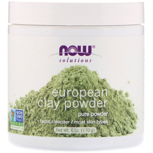 Now Foods, Solutions, European Clay Powder, 6 oz (170 g) فوائد