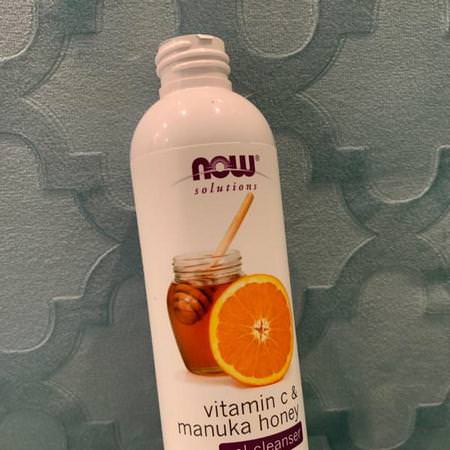 Now Foods Face Wash Cleansers Honey Beauty - عسل, منظفات, غسل ال,جه, مقشر