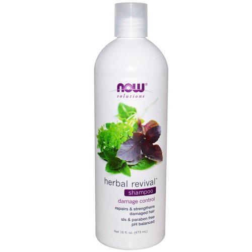 Now Foods, Solutions, Herbal Revival Shampoo, 16 fl oz (473 ml) فوائد