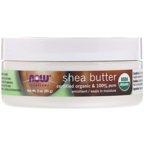 Now Foods, Solutions, Organic Shea Butter, 3 oz (85 g) فوائد