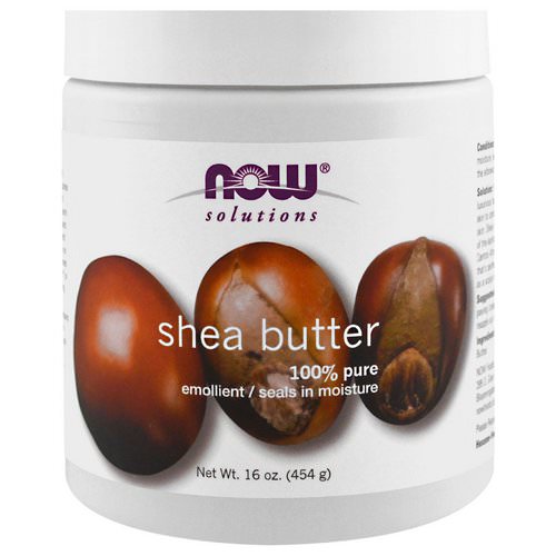 Now Foods, Solutions, Shea Butter, 16 fl oz (454 g) فوائد