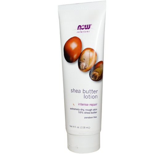 Now Foods, Solutions, Shea Butter Lotion, 4 fl oz (118 ml) فوائد