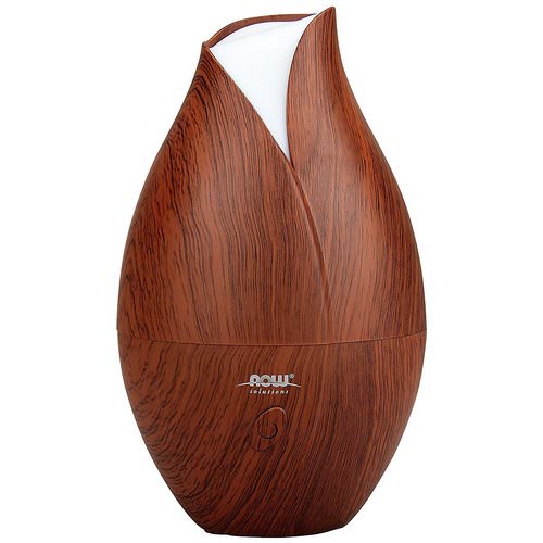 Now Foods, Solutions, Ultrasonic Faux Wood Grain Oil Diffuser, 1 Piece فوائد