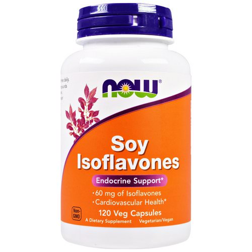 Now Foods, Soy Isoflavones, 120 Veg Capsules فوائد