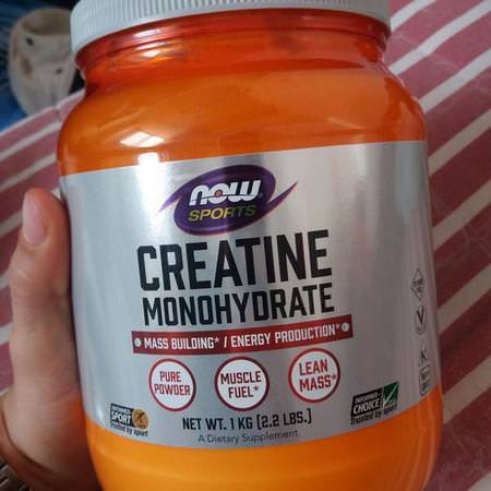 Now Foods Creatine Monohydrate - الكرياتين م,ن,هيدرات, الكرياتين, بناة العضلات, الرياضة ,التغذية