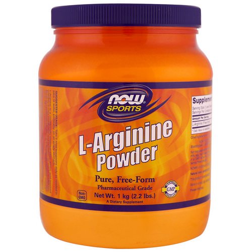 Now Foods, Sports, L-Arginine Powder, 1 kg (2.2 lbs) فوائد