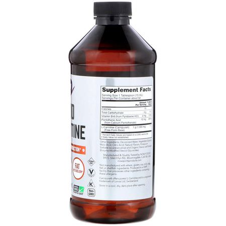 Now Foods, Sports L-Carnitine Liquid, Tropical Punch Flavor, 1,000 mg, 16 fl oz (473 ml):L-Carnitine,الأحماض الأمينية