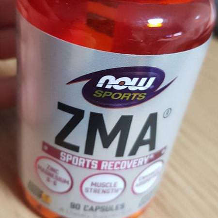 Now Foods ZMA - ZMA, الاسترداد بعد التمرين, التغذية الرياضية