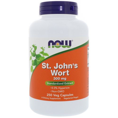 Now Foods, St. John's Wort, 300 mg, 250 Veg Capsules فوائد