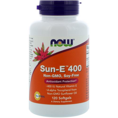 Now Foods, Sun-E 400, 120 Softgels فوائد