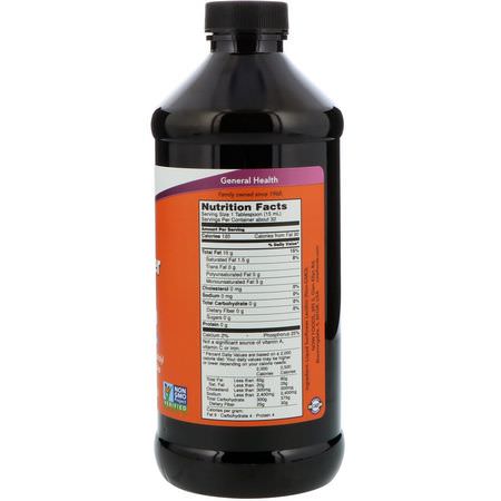 Now Foods, Sunflower Liquid Lecithin, 16 fl oz (473 ml):الليسيثين, المكملات الغذائية