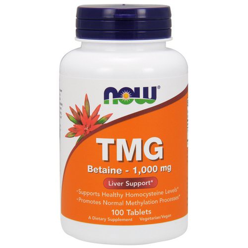 Now Foods, TMG, 1,000 mg, 100 Tablets فوائد