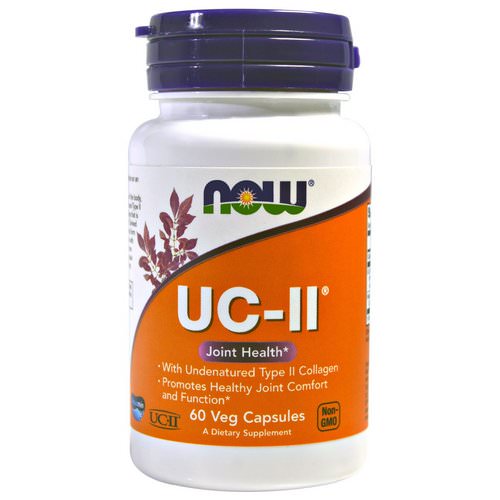 Now Foods, UC-II Joint Health, Undenatured Type II Collagen, 60 Veg Capsules فوائد
