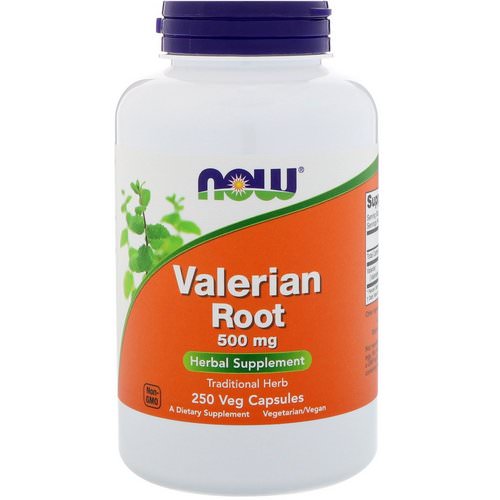 Now Foods, Valerian Root, 500 mg, 250 Veg Capsules فوائد