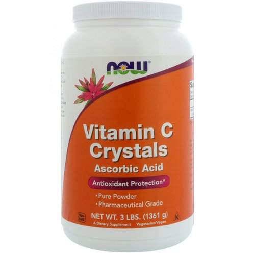 Now Foods, Vitamin C Crystals, 3 lbs (1361 g) فوائد