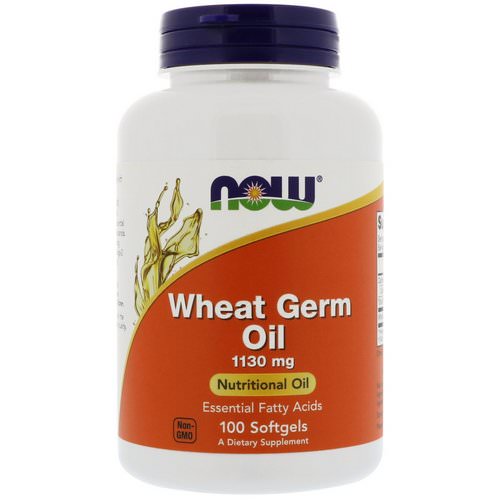 Now Foods, Wheat Germ Oil, 1130 mg, 100 Softgels فوائد