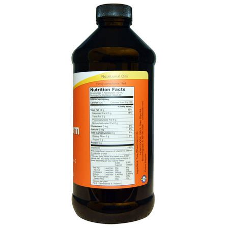 Now Foods, Wheat Germ Oil, 16 fl oz (473 ml):تركيبات Omega 3-6-9, EFA