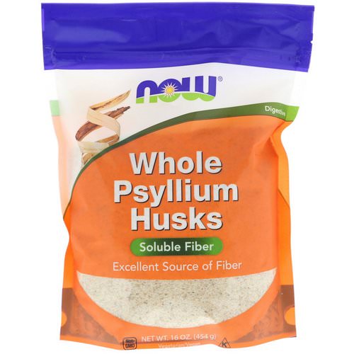 Now Foods, Whole Psyllium Husks, 16 oz (454 g) فوائد