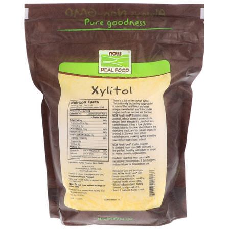 Now Foods, Xylitol, 2.5 lbs (1134 g):Xylitol, المحليات