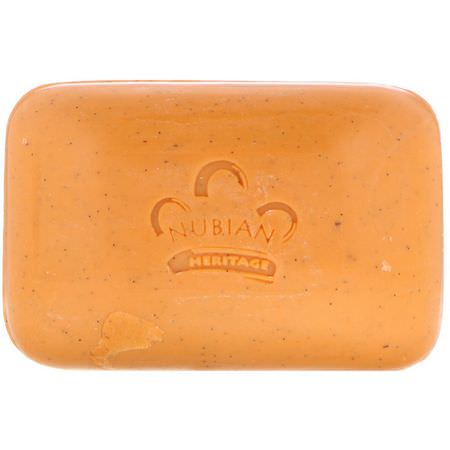 Nubian Heritage Exfoliating Soap - صاب,ن التقشير, صاب,ن البار, الدش, الحمام