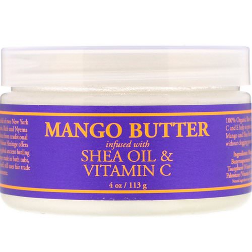 Nubian Heritage, Mango Butter Infused with Shea Oil & Vitamin C, 4 oz (113 g) فوائد