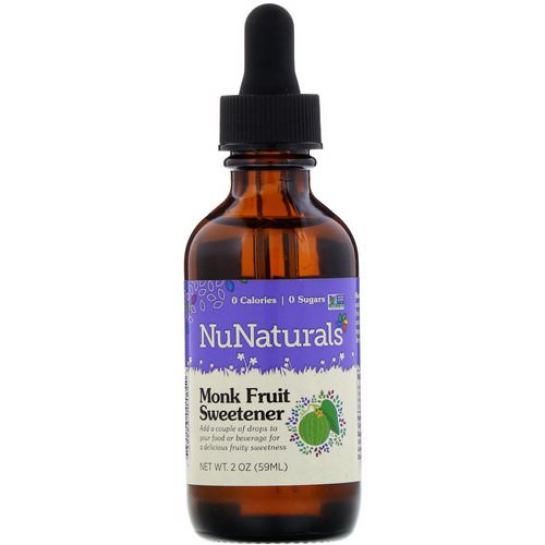 NuNaturals, Monk Fruit Sweetener, 2 oz (59 ml) فوائد