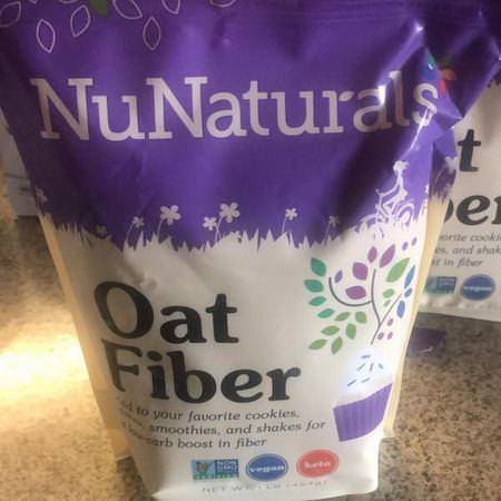 NuNaturals Fiber Baking Flour Mixes - خلطات, طحين, خبز, ليفي