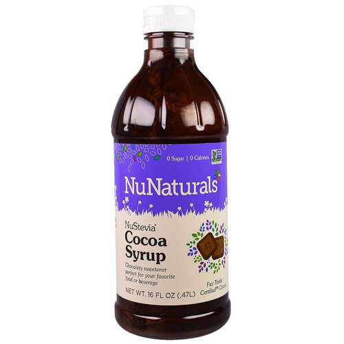 NuNaturals, NuStevia Cocoa Syrup, 16 fl oz (.47 l) فوائد