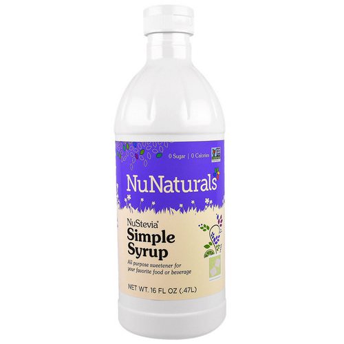 NuNaturals, NuStevia Simple Syrup, 16 fl oz (.47 l) فوائد
