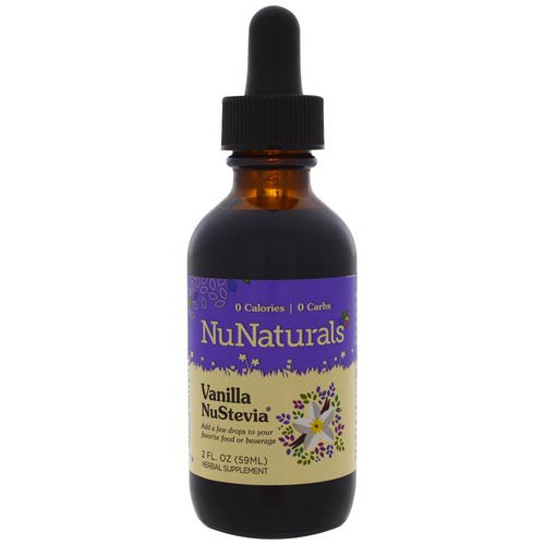 NuNaturals, Vanilla NuStevia, 2 fl oz (59 ml) فوائد