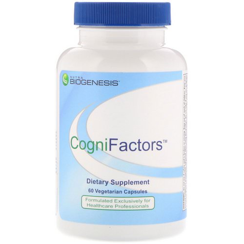 Nutra BioGenesis, CogniFactors, 60 Vegetarian Capsules فوائد