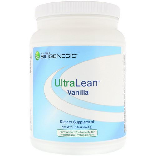 Nutra BioGenesis, UltraLean Protein Powder, Vanilla, 1 lb 6 oz (623 g) فوائد
