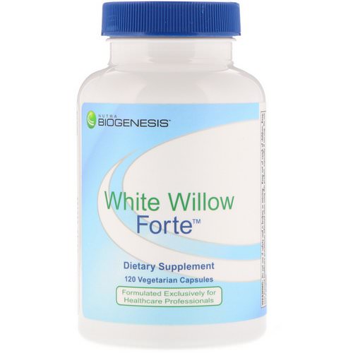 Nutra BioGenesis, White Willow Forte, 120 Vegetarian Capsules فوائد