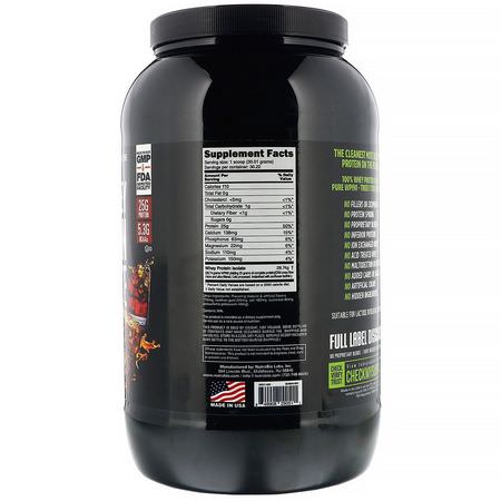 NutraBio Labs, 100% Whey Protein Isolate, Bourbon Banana Nut, 2 lb (907 g):بر,تين مصل اللبن, التغذية الرياضية