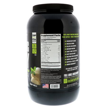 NutraBio Labs, Classic Whey Protein, Creamy Vanilla, 2 lbs (907 g):بر,تين مصل اللبن, التغذية الرياضية