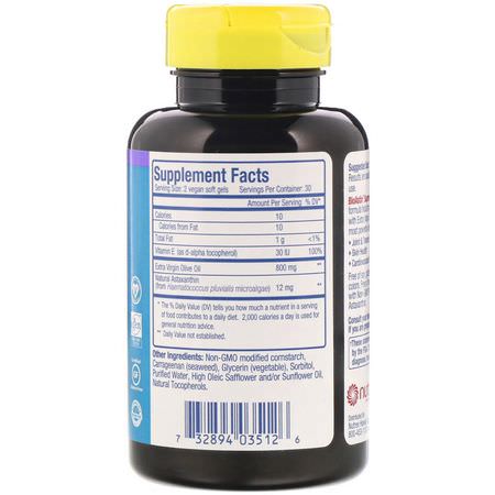 Nutrex Hawaii, BioAstin Supreme, 6 mg, 60 V-Gels:أستازانتين, مضادات الأكسدة
