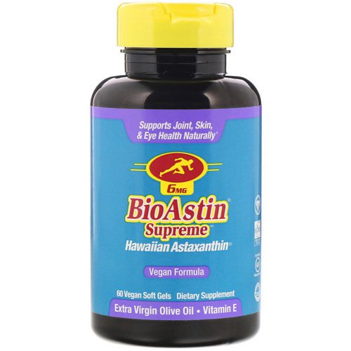 Nutrex Hawaii, BioAstin Supreme, 6 mg, 60 V-Gels فوائد
