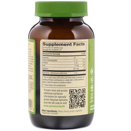 Nutrex Hawaii, Pure Hawaiian Spirulina, 500 mg, 400 Tablets:سبير,لينا, الطحالب