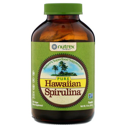 Nutrex Hawaii, Pure Hawaiian Spirulina, Powder, 16 oz (454 g) فوائد