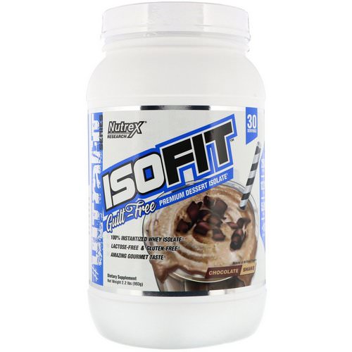 Nutrex Research, Isofit, Chocolate Shake, 2.2 lbs (993 g) فوائد