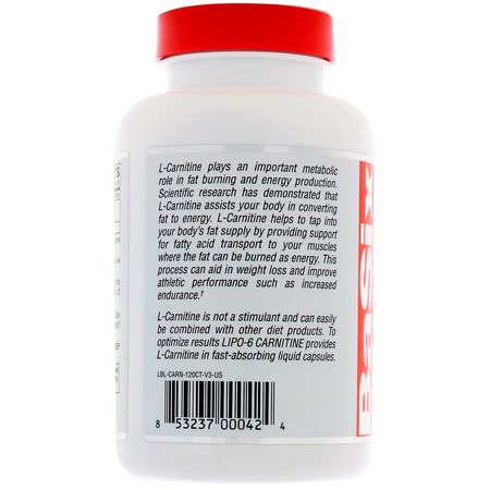 Nutrex Research L-Carnitine Condition Specific Formulas - L-Carnitine,الأحماض الأمينية,المكملات الغذائية