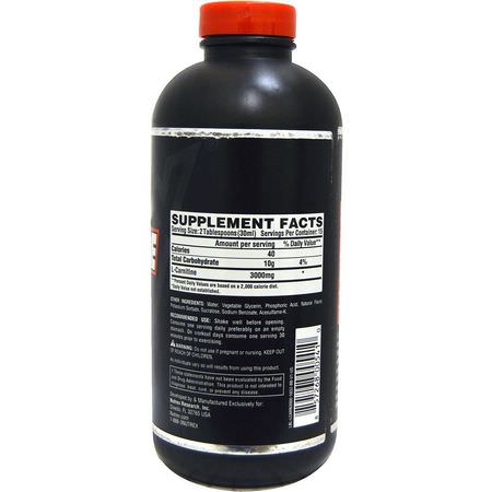 Nutrex Research, Liquid Carnitine 3000, Berry Blast, 16 fl oz (473 ml):L-Carnitine,الأحماض الأمينية