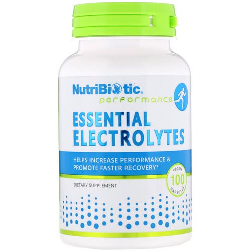 NutriBiotic, Essential Electrolytes, 100 Vegan Capsules فوائد