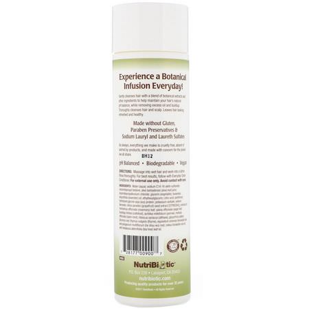 NutriBiotic, Everyday Clean, Shampoo, Botanical Blend, 10 fl oz (296 ml):شامب, العناية بالشعر