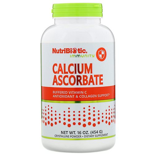 NutriBiotic, Immunity, Calcium Ascorbate, Crystalline Powder, 16 oz (454 g) فوائد