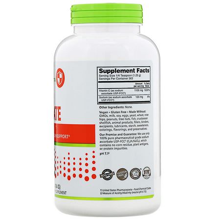 NutriBiotic, Immunity, Sodium Ascorbate, Crystalline Powder, 16 oz (454 g):الإنفل,نزا ,السعال