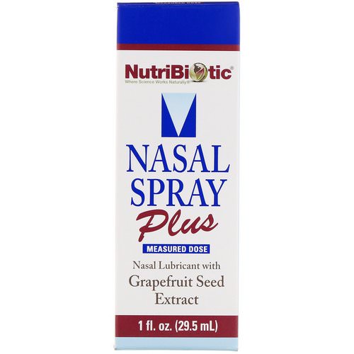 NutriBiotic, Nasal Spray Plus with Grapefruit Seed Extract, 1 fl oz (29.5 ml) فوائد